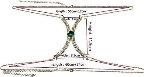 Pcs Rhinestone Chest Bracket Bras Chain Body Jewelry Sexy Bikini Crystal Body Chain Rhinestone