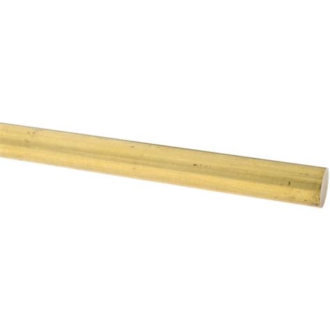 Value Collection Brass Round Rod 916 Dia 36 Long Alloy 360 Msc Direct