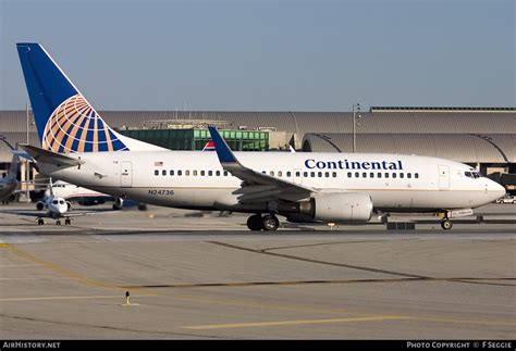 Aircraft Photo Of N24736 Boeing 737 724 Continental Airlines