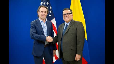 Us Ambassador Francisco Palmieri Medell N Mayor Frederico Gutierrez