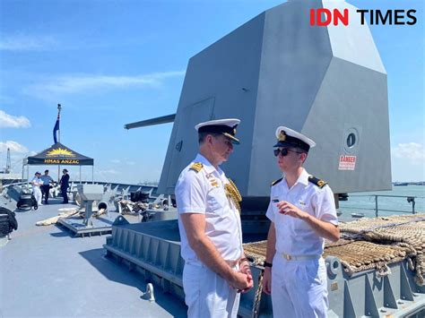 Potret Kapal Hmas Anzac Australia Dalam Acara Ipe