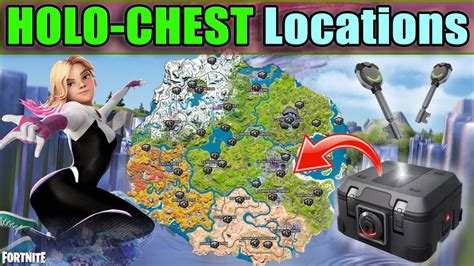 All HOLO CHESTS Locations In Fortnite Season 4 Chapter 3 YouTube