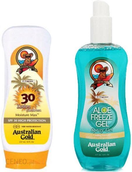 Zestaw Dla Kobiety Australian Gold Spf Lotion Aloe Freeze Spray Gel