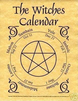 Holidays and Events: There are eight Wiccan Sabbats total; four major ...