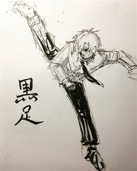 Quick Sanji Sketch : r/OnePiece