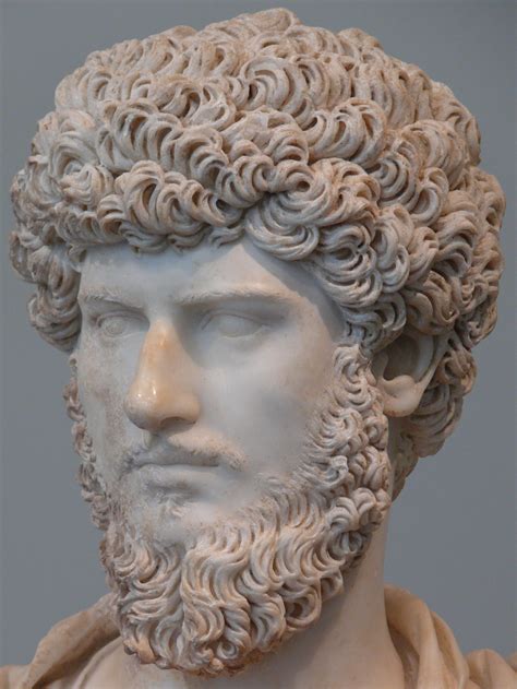 The Lion Of Chaeronea — Marble Bust Of The Roman Emperor Lucius Verus R