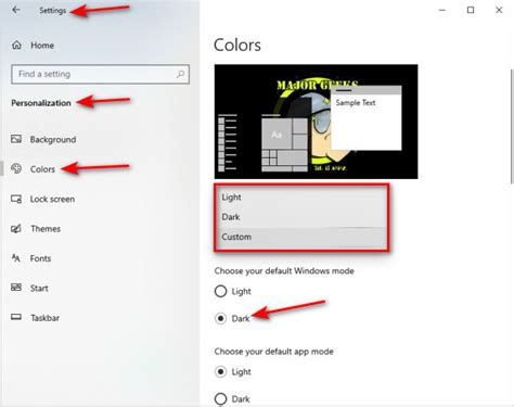 How To Get A Dark Windows 10 And 11 Start Menu And Taskbar Majorgeeks