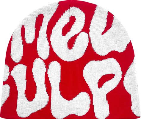 MEA CULPA Red 'Mea Culpa' Beanie | INC STYLE