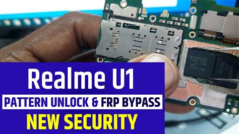 Realme U Pattern Frp Unlock New Security Mrt Key Youtube