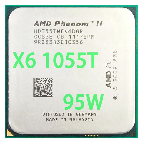 Amd Phenom Ii X T Cpu Processor Six Core Ghz M W Socket