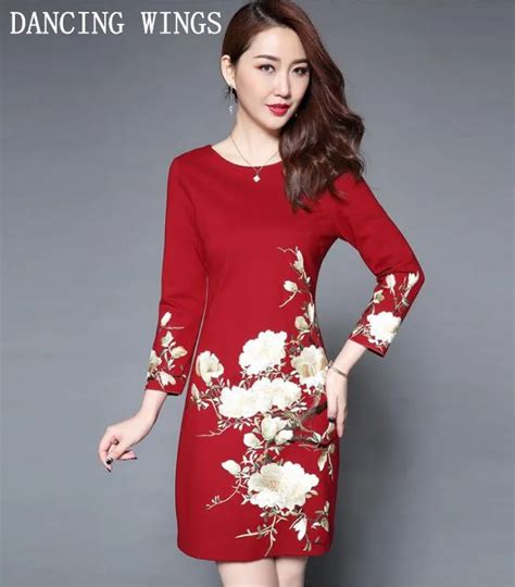 Europe Style Elegant Flower Embroidery Office Ol Dress Bodycon Female