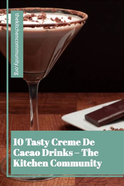 10 Tasty Creme De Cacao Drinks | Recipe | Liqueurs recipes, Easy mixed ...