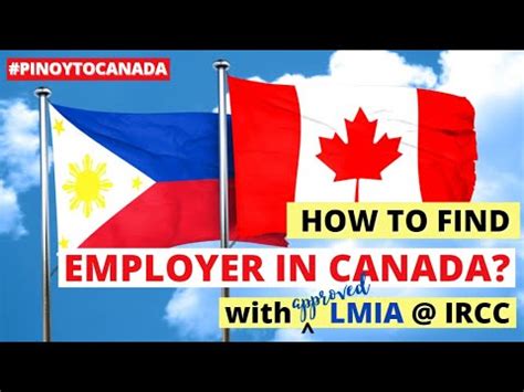 Paano Maghanap Ng Employer Sa Canada Lmia Approved Canadajobs