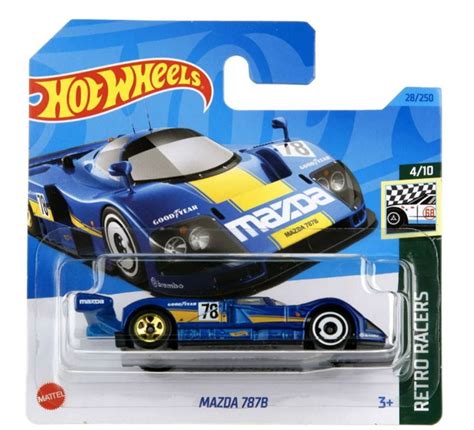 Hot Wheels Машинка базовой коллекции MAZDA 787B синяя 5785 HKH01 купить с доставкой по