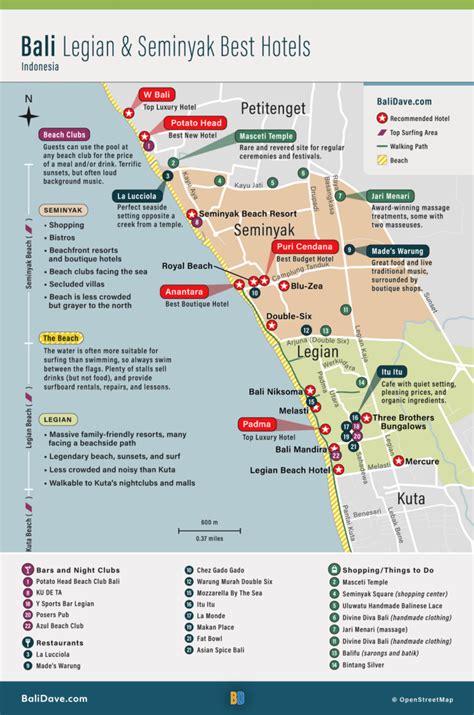 bali maps kuta seminyak nusa dua ubud sanur balidave