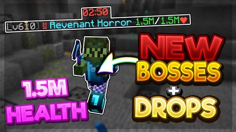 New Slayer Quests Bosses Boss Drops Hypixel Skyblock Update Guide