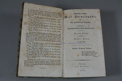 Brockhaus Conversations Lexikon Auflage B Nde Incl Neue