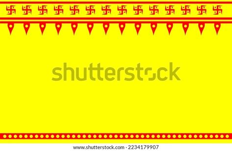 Swastik Toran Photos Borders Background Pictures Stock Illustration