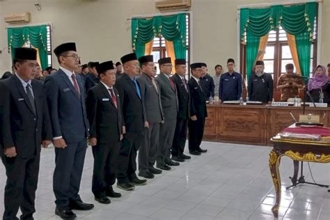 Lantik 9 Pejabat Eselon II Pj Bupati OKU Minta Kepala OPD Jangan Hanya