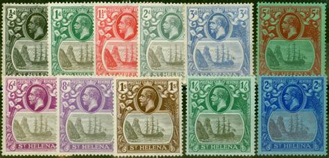 St Helena Set Of To S Sg Fine Fresh Lmm Stamps