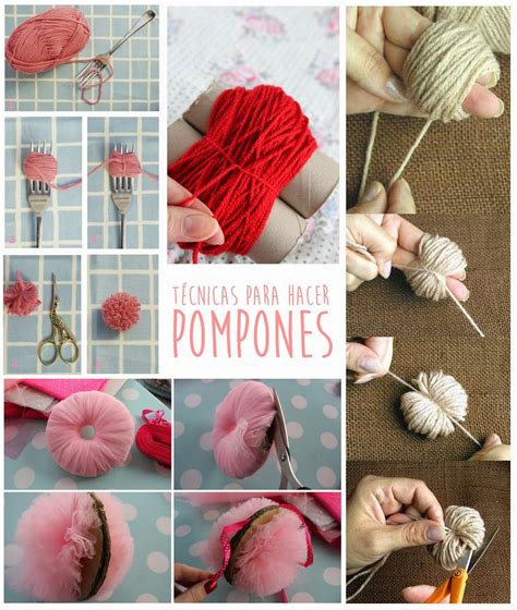 Como Hacer Muñecos Con Pompones De Lana Pompones De Lana Pompones Como Hacer Pompones