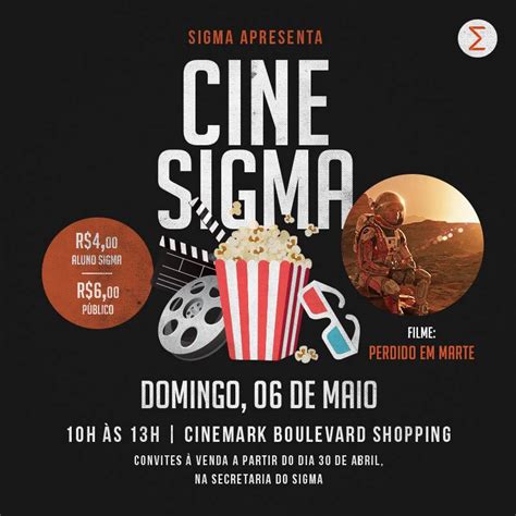 Instituto Cultural Arte Brasil Cine Sigma No Cinemark Boulevard