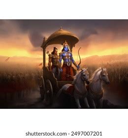 Oil Painting Artistic Image Arjuna Armor AI-generated image 2497007201 ...