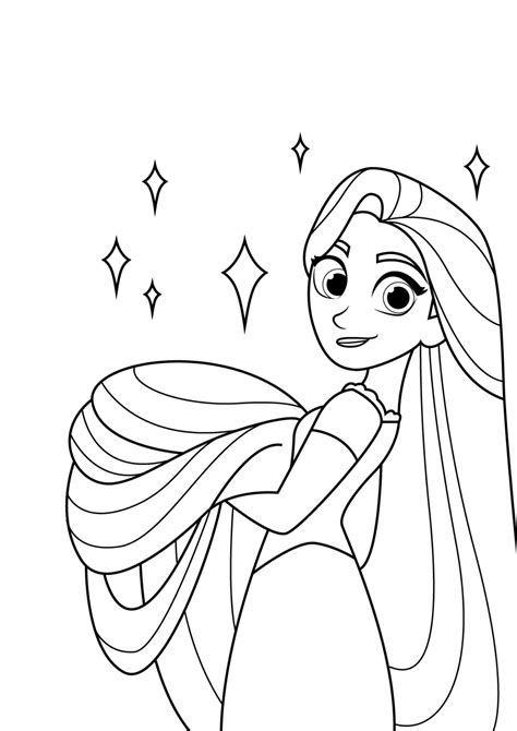 Coloriages Raiponce Imprimer