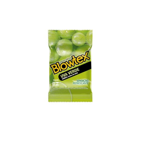 Preservativo Blowtex Uva Verde 3 Unidades Pague Menos