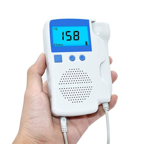 Moniteur de fréquence cardiaque fœtale à ultrasons 3 0MHz Doppler pour