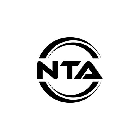 nta letter logo design  illustration vector logo calligraphy