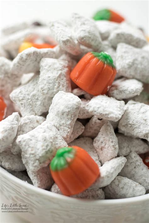 Homemade Pumpkin Spice Muddy Buddies Lifes Little Sweets