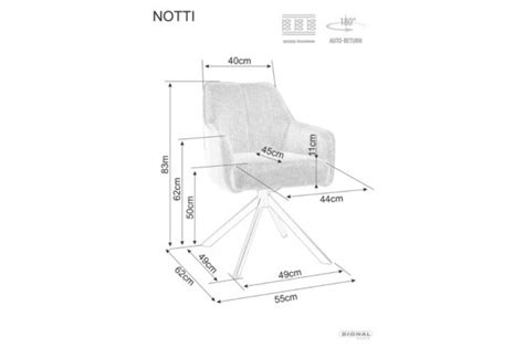 Notti Brego tool helebeež 49x 83cm Sistra mööbel