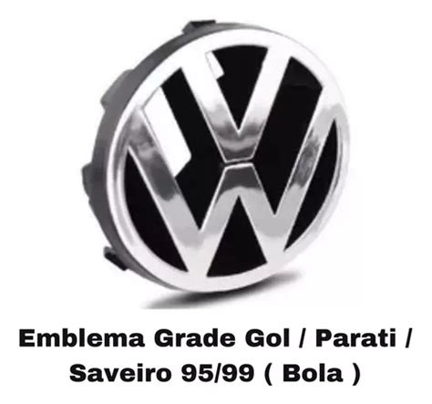 Emblema Logo Grade Vw Gol Saveiro Parati Bola 95 96 97 98 99