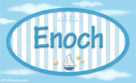 Enoch Nombre Decorativo Tarjetas De Ni Os Nombres Im Genes