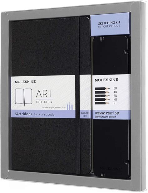 Moleskine 13 X 21 Cm Large Art Collection Sketching Kit Notebook