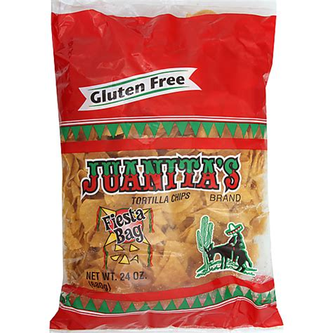 Juanitas Tortilla 24 Oz Chips Crisps Pretzels Roths