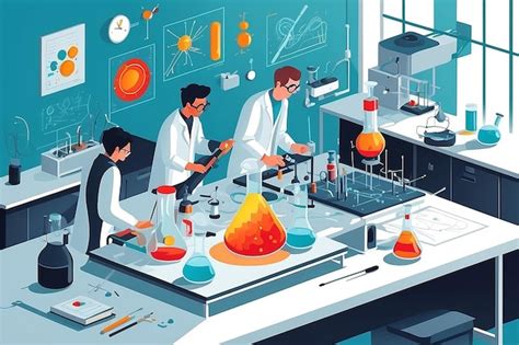 Crear Una Imagen De Un Laboratorio De F Sica Con Estudiantes