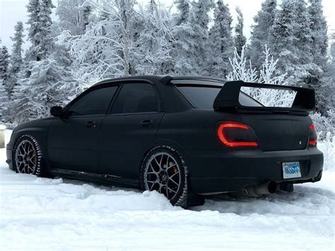 Blacked Out Subaru Wrx