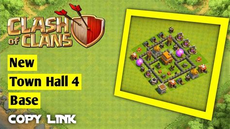 New Best Town Hall 4th 4 Base 2021 Hybridtrophy Base Design Clash Of Clans Youtube