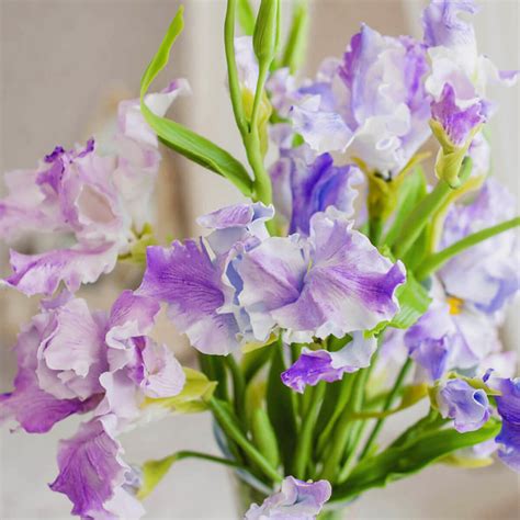 Iris Bouquet - Artificial Flowers - Handmade With Love | Oriflowers