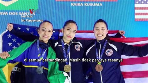 Atlet Wushu Nasional As Keturunan Indonesia Raih 4 Emas Di Kejuaraan