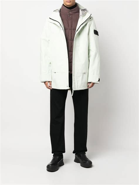 Stone Island Shadow Project Padded Hooded Coat Farfetch