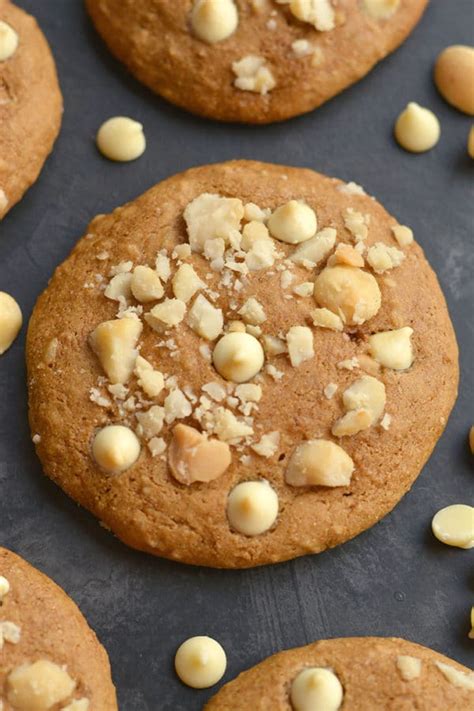 Healthy White Chocolate Macadamia Cookies Skinny Fitalicious