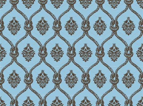 Seamless Nautical Patterns | Nautical pattern, Damask pattern, Pattern