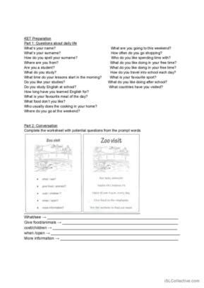 Ket English Esl Worksheets Pdf Doc