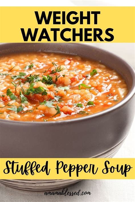 Pin On Weight Watchers Soup Recipes