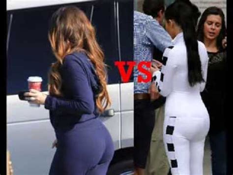 Poll Who Has A Nicer Ass Khloe Or Kim Kardashian YouTube