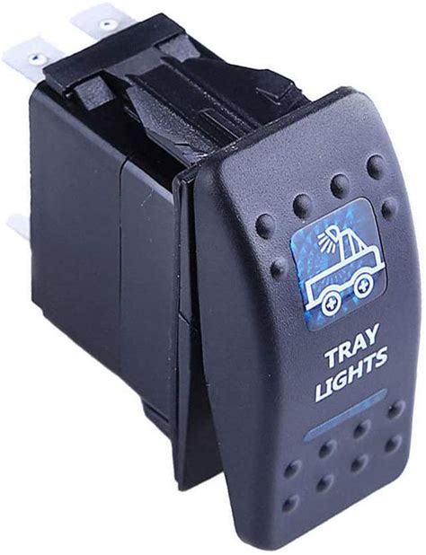 Amazon Esupport Car Blue Led Tray Light Toggle Switch Automotive