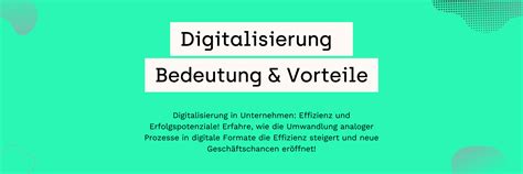 Definition digitale Transformation Bedeutung für Unternehmen